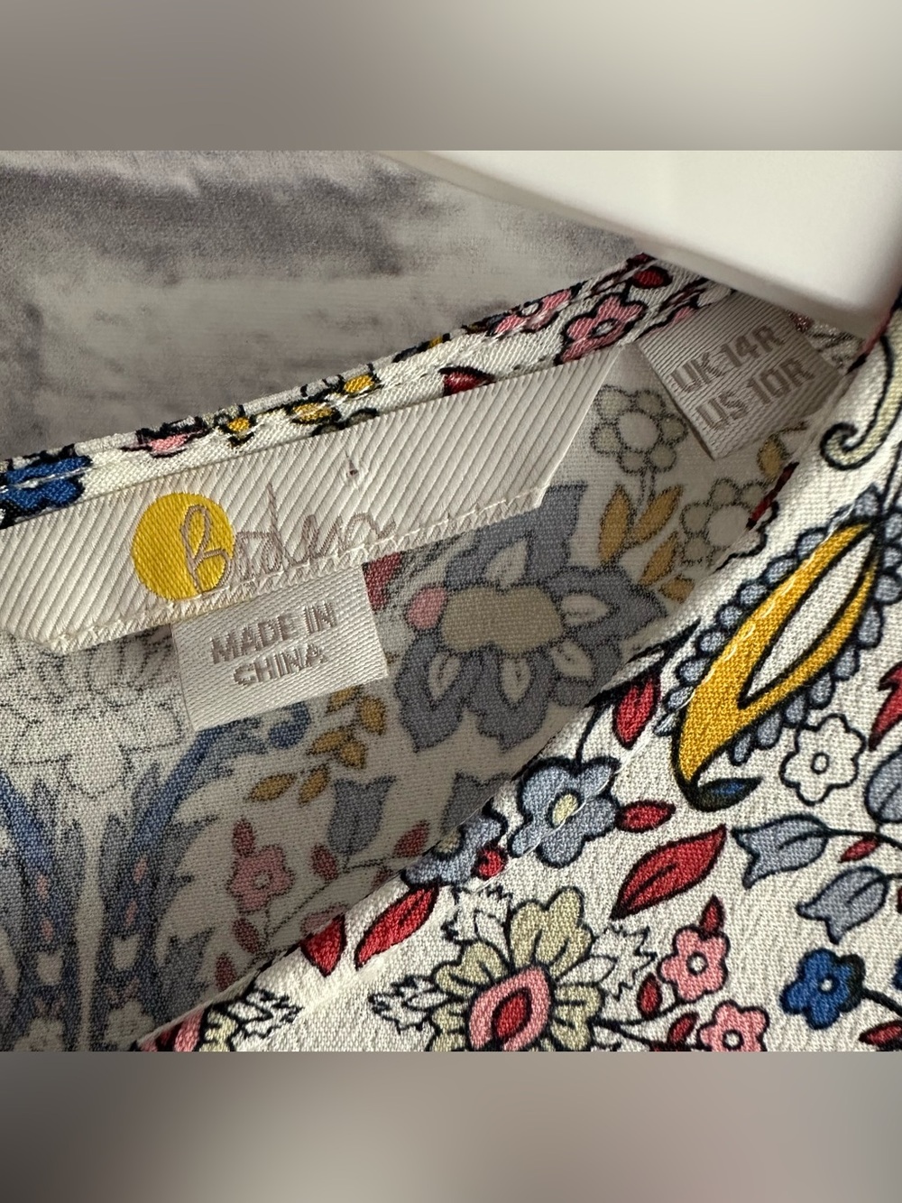 PREOWNED BODEN SHORT SLEEVE MAXI DRESS FLORAL DRESS WOMENS SIZE 10 REGULAR - Picture 7 of 8